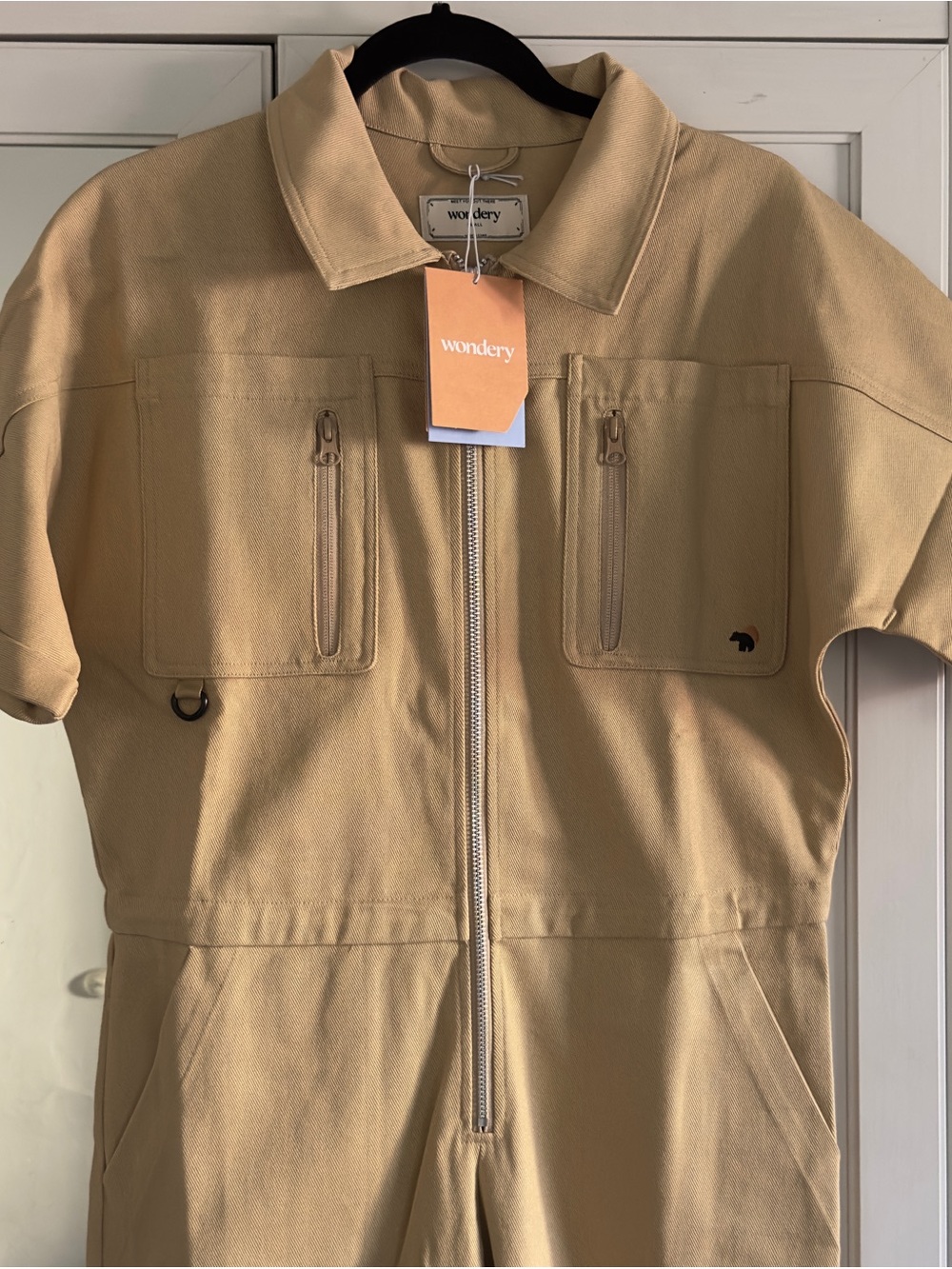 Wondery Outdoors Juniper Camp Jumpsuit in Sand Size Small - Picture 3 of 10